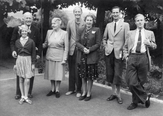 La famiglia Bally nel 1948
